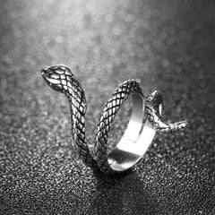 Silver Plated Snake Rings