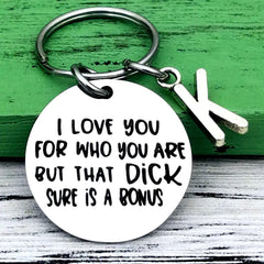 Funny Letter Keychain