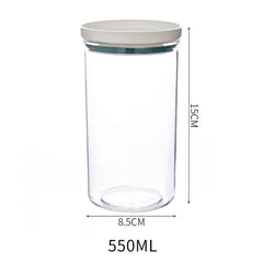 Transparent Food Canister